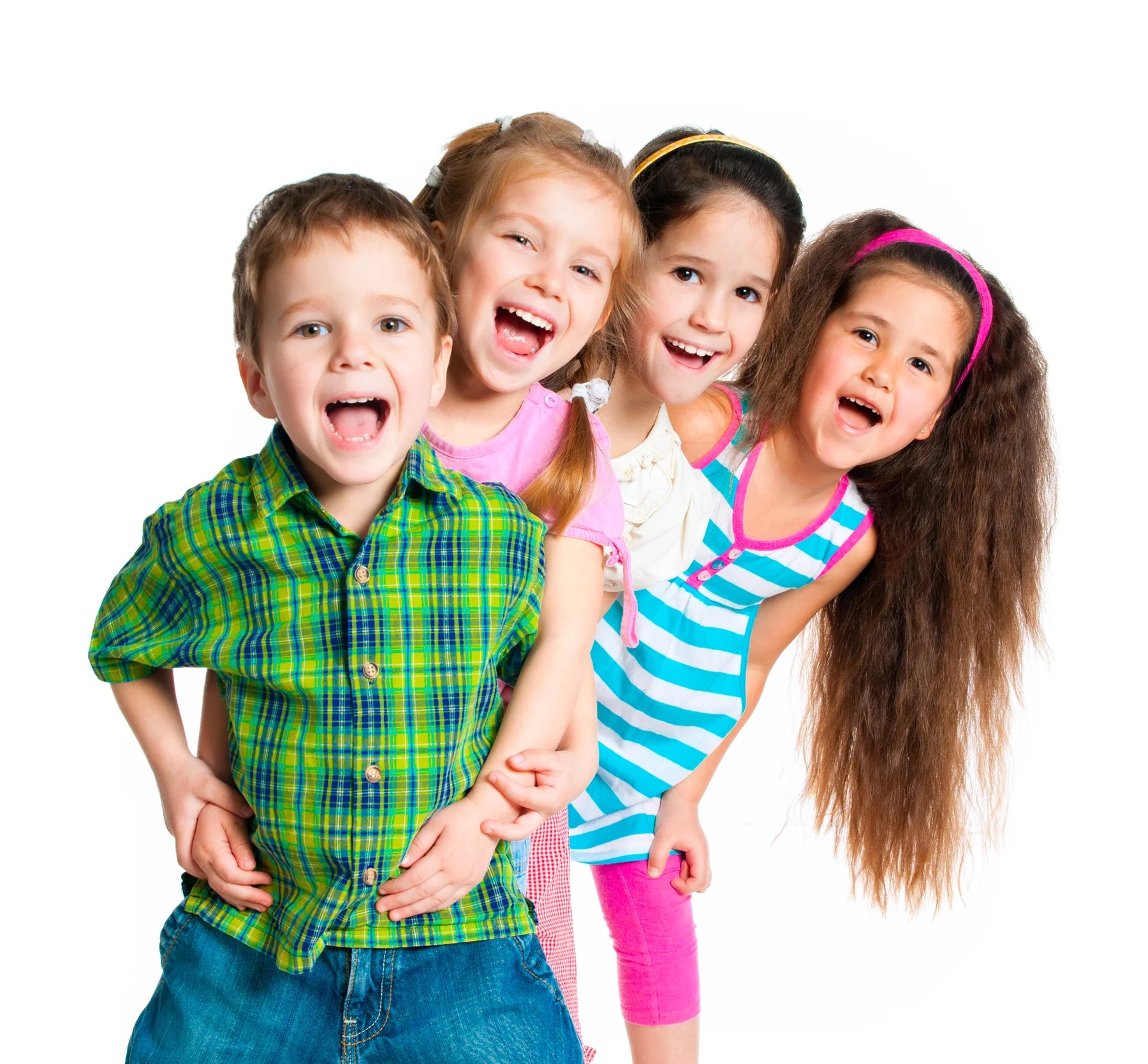 Children together in a positive environment